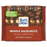 Sainsburys Ritter Sport Whole Hazelnuts Milk Chocolate Bar 100g- Buy online at McGrocer
