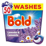 Sainsburys Bold Pods Lavender Camomile Washing Capsules 50 Washes- Buy online at McGrocer