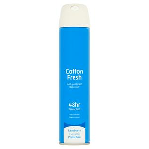 The Collection Cotton Fresh Anti-Perspirant Spray 250ml (British brand)