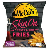 McCain Crispy Skin On Fries British Potatoes 800g