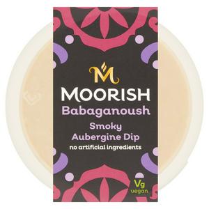 Moorish Babaganoush Dip Smoky Aubergine 150g, imported from the UK