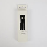 Sainsbury's erasable gel pens black ink pack of 2 (British brand)