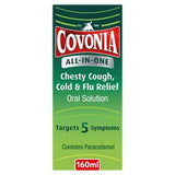 Covonia Solución Oral Todo en Uno para el Alivio de la Tos, el Resfriado y la Gripe 160 ml