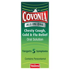 Covonia All in One Chesty Cough Oral Solution 160ml - British product