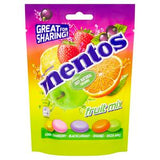 Sainsburys Mentos Fruit Mix Chewy Dragees 140g British Candy- Buy online at McGrocer