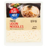 Sainsburys Sun Hee Fresh Udon Noodles Wheat Pasta 200g- Buy online at McGrocer