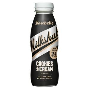 Sainsburys Barebells Cookies And Cream Protein Milkshake 330ml- Buy online at McGrocer