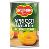 Sainsburys Del Monte Apricot Halves in Light Syrup Canned Fruit 420g- Buy online at McGrocer