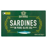 Sainsburys Sea Castle Sardines in Pure Olive Oil 125g- Buy online at McGrocer