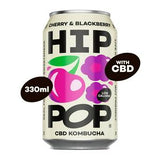 Hip Pop Kirsch-Brombeere CBD Kombucha 330 ml