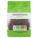 Sainsburys sweetened dried cranberries 75g (British brand)