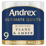 Sainsburys Andrex Ultimate Quilts Midnight Ylang Amber Toilet Rolls 9 Pack- Buy online at McGrocer