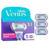 Sainsburys Gillette Venus Swirl Extra Smooth Razor Blades x3- Buy online at McGrocer