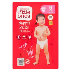 سوبر ماركت Sainsbury's Little Ones سراويل مقاس 5 عبوة 36
