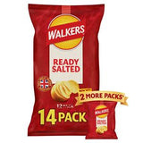 Walkers Ready Salted Crisps 12x25g (British brand)