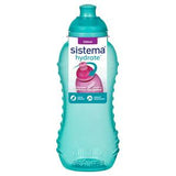 Sistema Single Twist & Sip Water Bottle 330ml (British brand)