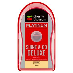 Cherry Blossom platinum shine neutral shoe polish 6ml - British product