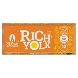 Sainsburys St. Ewe Rich Yolk Free Range Mixed-Weight Eggs x10 480g- Buy online at McGrocer