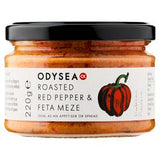 Sainsburys Odysea Roasted Red Pepper & Feta Meze Dip Greek Mediterranean 220g- Buy online at McGrocer