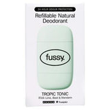 Sainsburys Fussy Refillable Natural Deodorant Tropic Tonic Refill 40g- Buy online at McGrocer