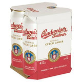 Sainsburys Budweiser Budvar Original Czech Lager 4 x 440ml- Buy online at McGrocer