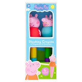 Sainsburys Sainsbury's Peppa Pig Stacking Crayons 2 Pack Stationery- Buy online at McGrocer