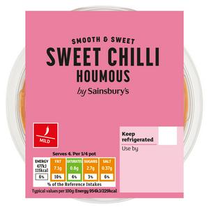 Sainsbury's Sweet Chilli Houmous Dip 200g