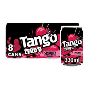 Tango Cherry Sugar Free Soft Drink 8x330ml