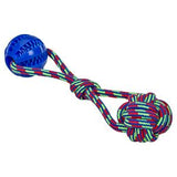 Petface Treat Ball on Rope Dog Toy