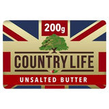 Sainsburys Country Life Unsalted Butter 200g- Buy online at McGrocer