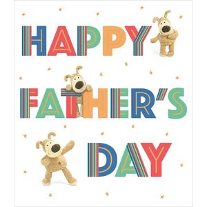 Carlton Boofle Father's Day Greeting Card 19cm x 16cm - British product