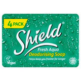 Shield Aqua Soap Bar 4x115g Pack