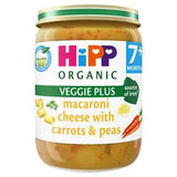 Sainsburys HiPP Organic Macaroni Cheese with Carrots and Peas Baby Food 190g- Buy online at McGrocer