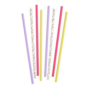 Sainsbury's Paper Straws Coloured Pack of 25 (British brand)