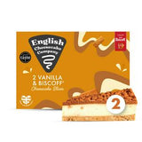 English Cheesecake Company Vanille- und Biscoff-Käsekuchenstücke, 180-g-Packung
