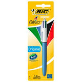 BIC 4 Colours Original Retractable Ballpoint Pen Four Colour Ink 1 Pack