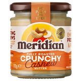 Meridian Crunchy Cashew Nøttesmør 170g Glasskrukke, importert fra Storbritannia