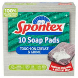 Spontex såpefylte pads med sitronduft, 10-pakning