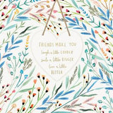 Sainsbury's Happy Birthday Friend Keepsake Greeting Card 15.9cm