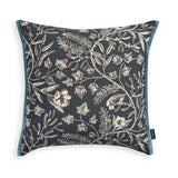 Sainsburys Habitat Mono Printed Winter Floral Cushion Navy 43 x 43cm- Buy online at McGrocer