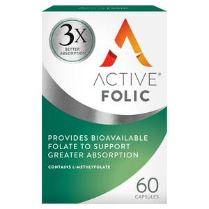 Sainsburys Active Folic Daily Capsules x60 - Food Supplement- Buy online at McGrocer