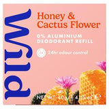 Sainsburys Wild Honey & Cactus Flower Natural Deodorant Refill 40g- Buy online at McGrocer