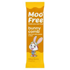 Moo Free Bunnycomb Chocolate Bar 20g