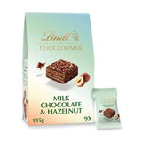 Sainsburys Lindt Choco Wafer Milk Chocolate & Hazelnut Sharing Box 135g- Buy online at McGrocer