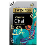 Twinings Vanilla Chai Tea Bags 40g pack (British brand)