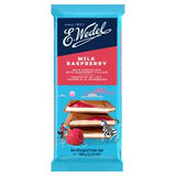 E. Wedel Milk Chocolate with Raspberry Filling Chocolate Bar 100g