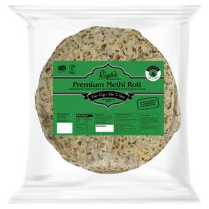 Riya's Original Recipe Premium Methi Roti Wholewheat x4