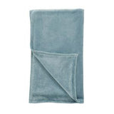 Sainsburys Sainsbury's Home Rustic Blue Fleece Throw 125 x 150cm- Buy online at McGrocer