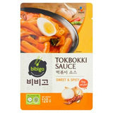 Sainsburys Bibigo Tokbokki Sauce Sweet & Spicy Oriental Seasoning 120g- Buy online at McGrocer