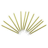 Habitat Gold Long Candles Pack 12 For Occasions, UK version
